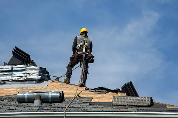 Professional Flat Roof Repair technician working in Jamestown, CA